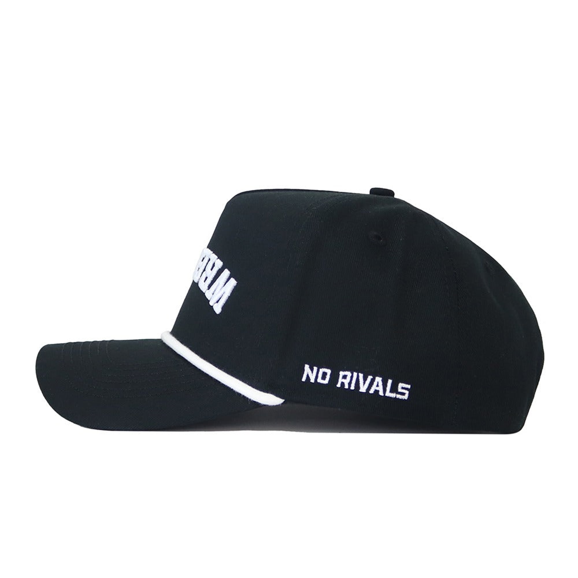Casquette unisexe No Rivals noire Texas Tech Red Raiders avec corde à l'envers ajustable