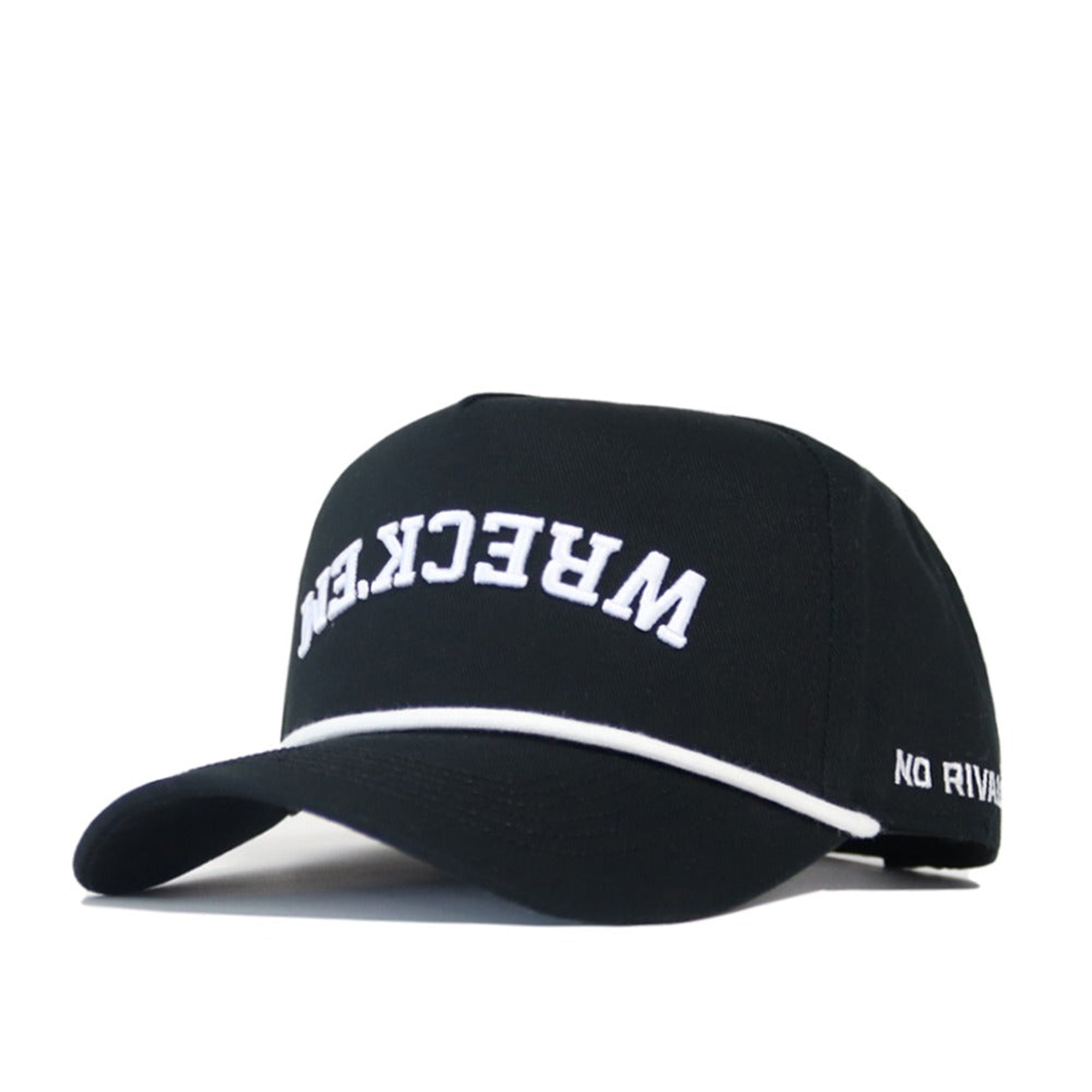 Casquette unisexe No Rivals noire Texas Tech Red Raiders avec corde à l'envers ajustable