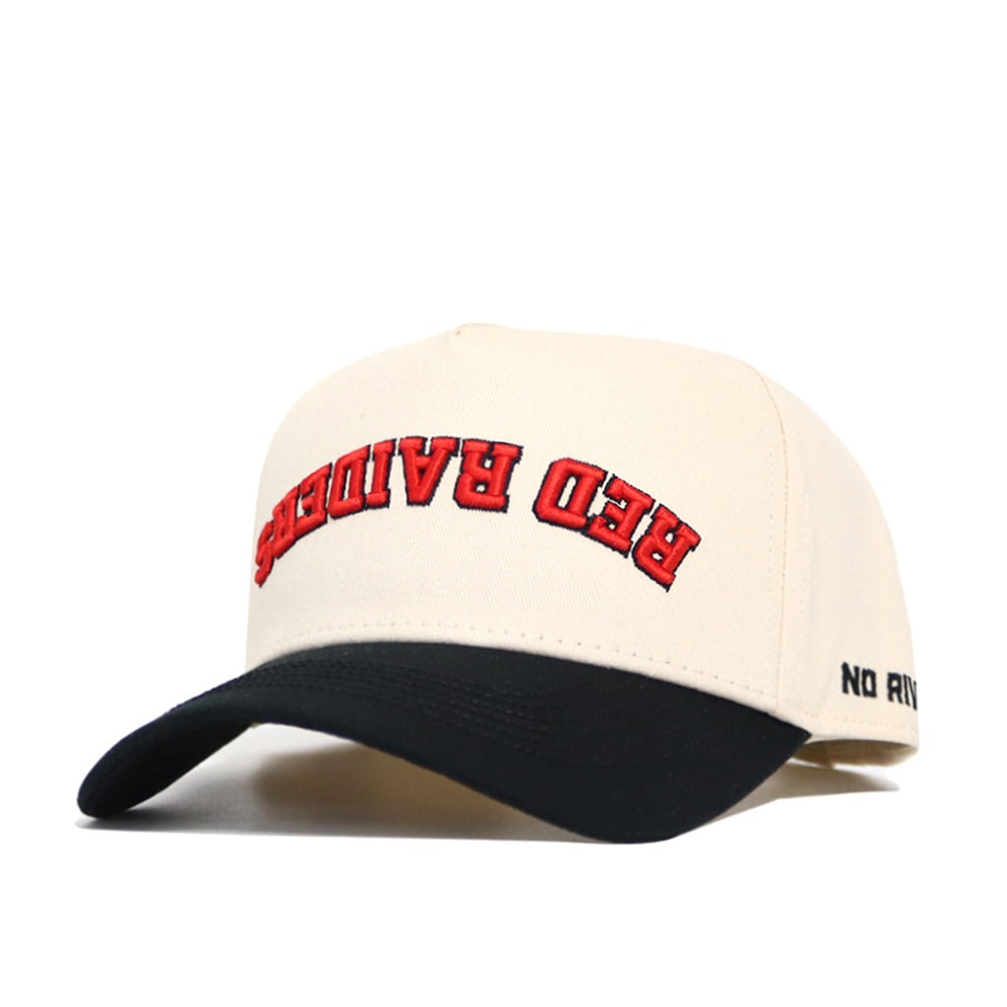 Casquette unisexe No Rivals naturelle/noire Texas Tech rouge Raiders à couleurs classiques inversées, ajustable