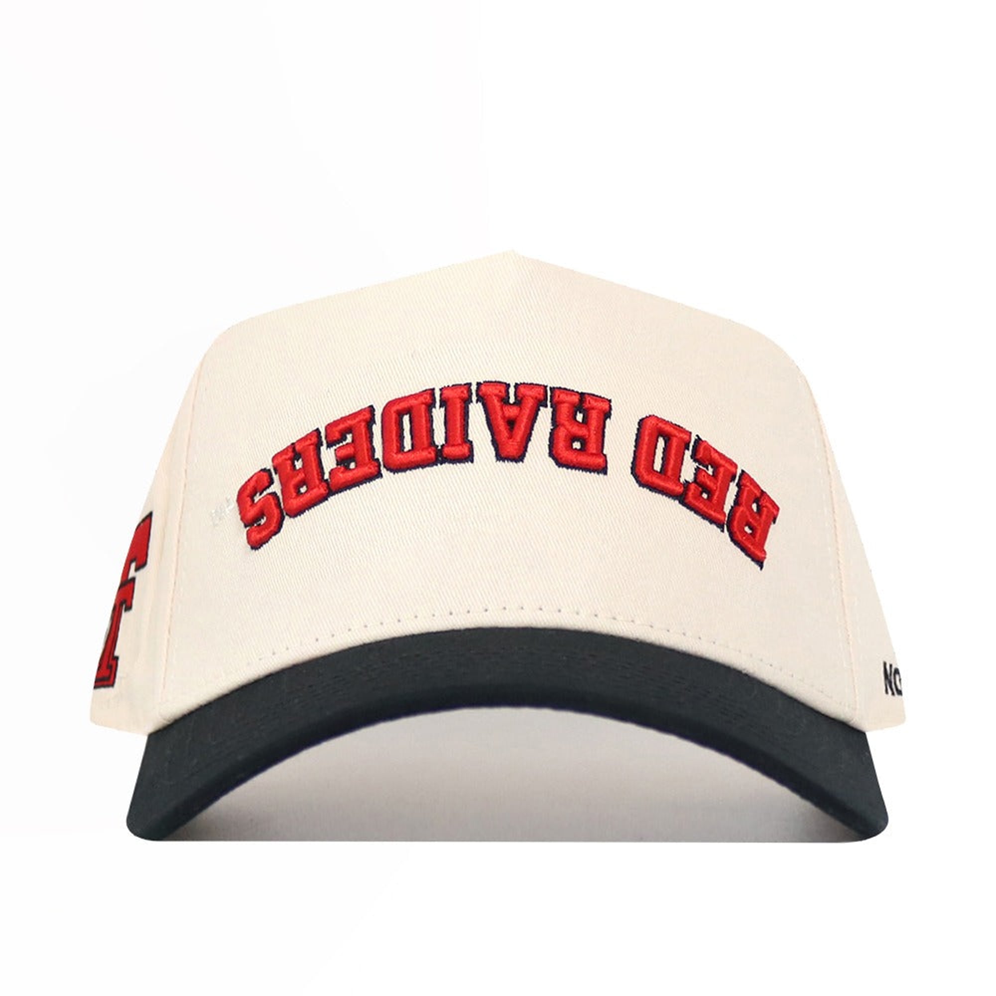 Casquette unisexe No Rivals naturelle/noire Texas Tech rouge Raiders à couleurs classiques inversées, ajustable