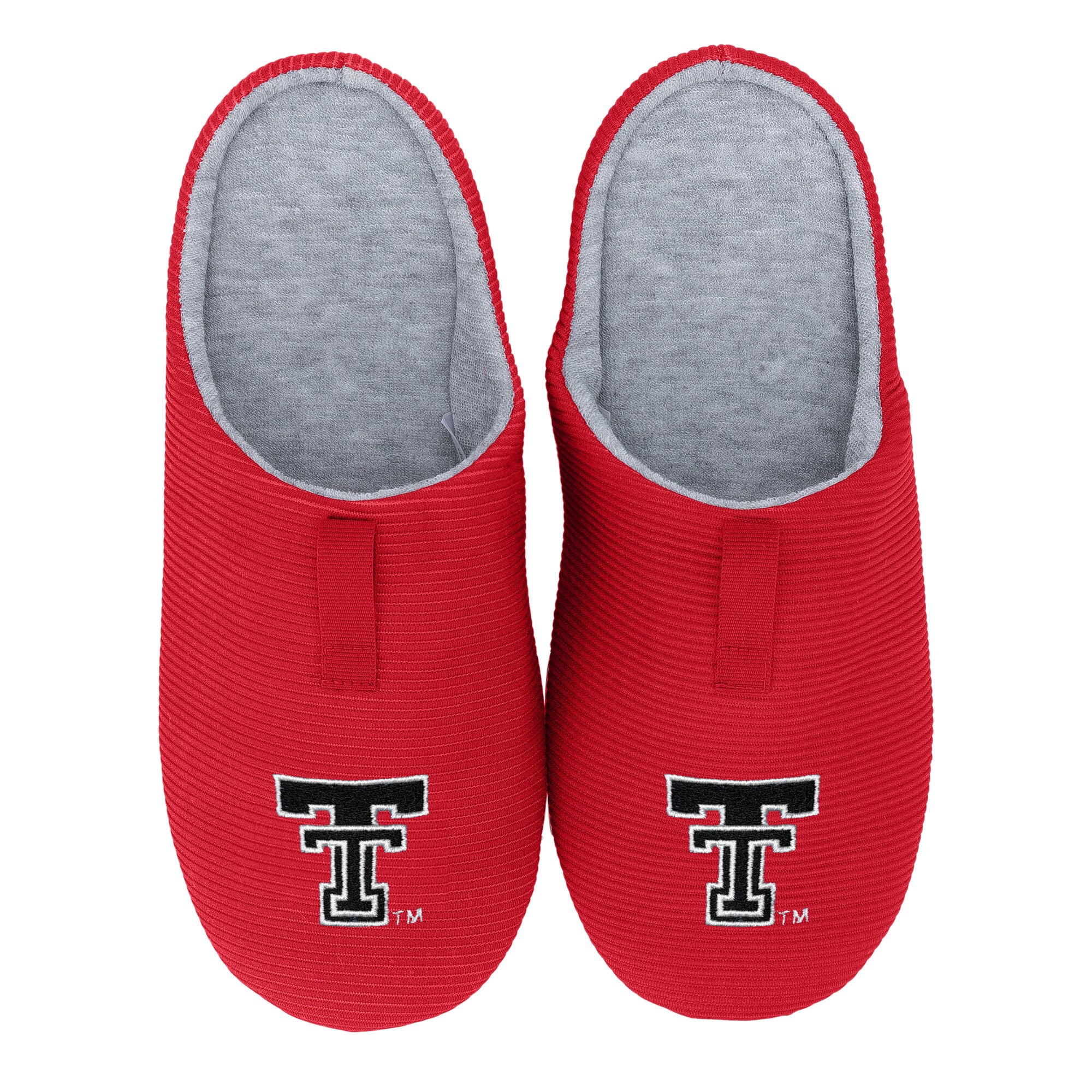 Pantoufles côtelées unisexes ZooZatz Texas Tech Red Raiders