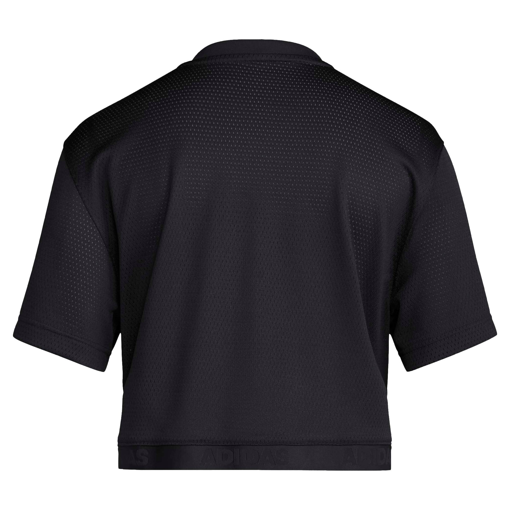 Maillot de football américain court adidas Texas Tech Red Raiders pour femme, noir.