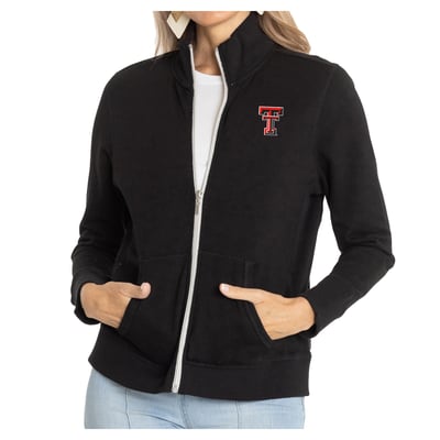 Texas Tech Red Raiders Women's Fallon Full-Zip Jacket - Black