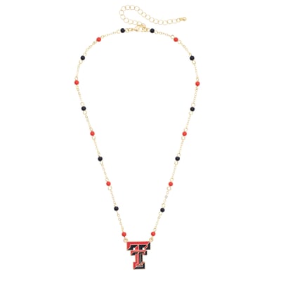 Texas Tech Red Raiders CANVAS Style Women's Logo Layering Necklace