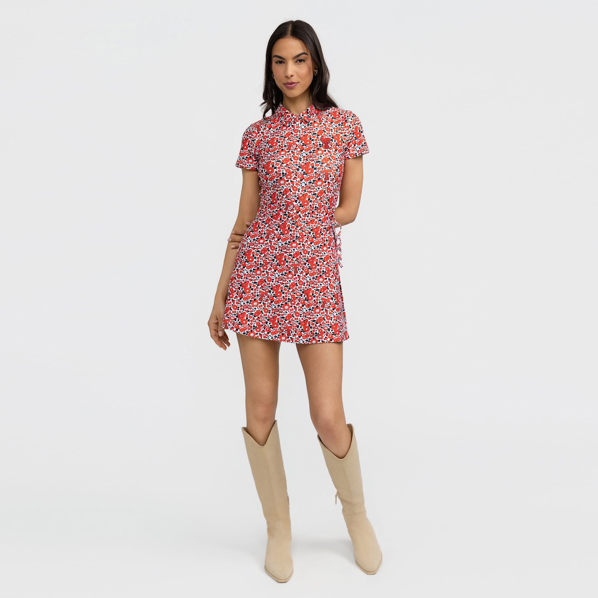 Robe Poppy Ivy rouge des Texas Tech Red Raiders de Smith & Quinn pour femme