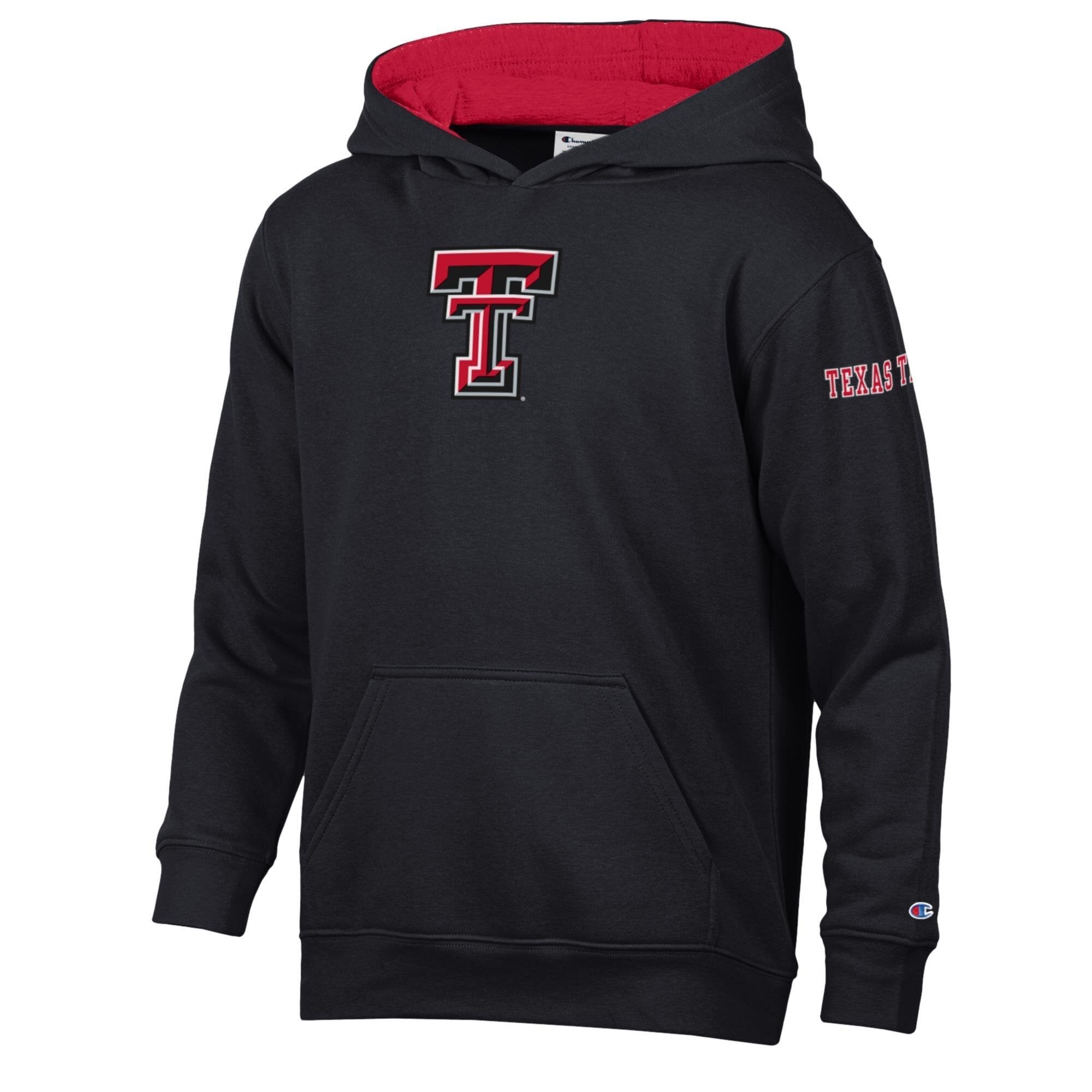 Youth Champion Black Texas Tech Red Raiders Fleece Hoodie