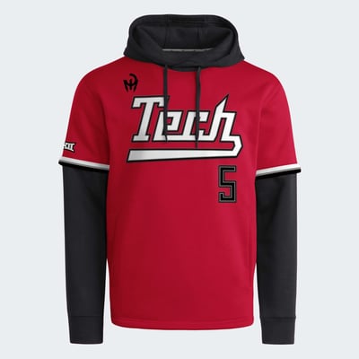 Texas Tech Red Raiders Mahomes Youth Dugout Collection Hoodie - Red/Black