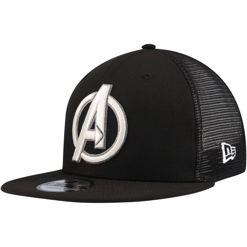 The Avengers New Era 9FIFTY Snapback Trucker Hat - Black display picture 3