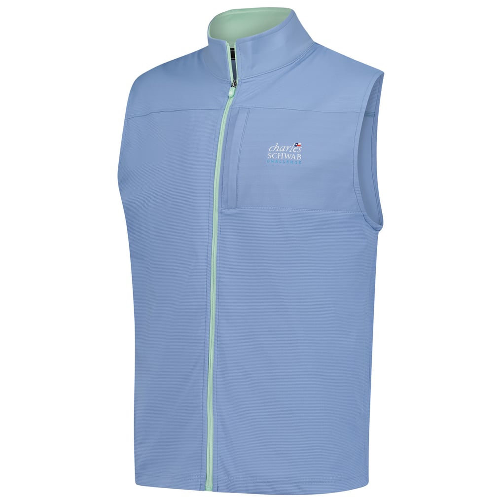 Gilet De Golf FootJoy Tour Issue Pour Homme - Coupe Athlétique, Bleu Marine, Polyamide Respirant