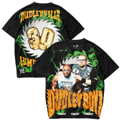 T-shirt unisexe noir The Dudley Boyz Complex x WWE Dudleyville