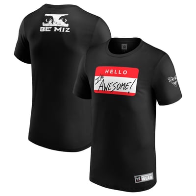 The Miz WWE Hello I'm Awesome Retro T-Shirt - Black