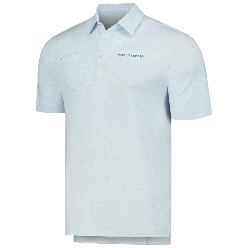 THE PLAYERS Columbia Omni-Shade Clubhead Polo - Light Blue