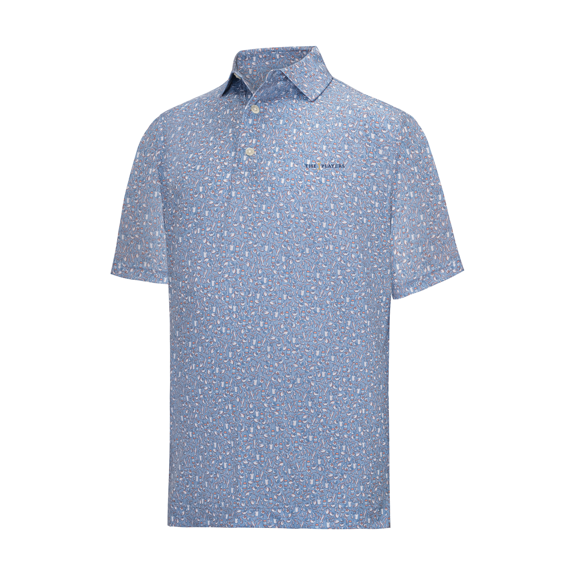 Men's FootJoy  Blue THE PLAYERS Bloody Mary Lisle Polo