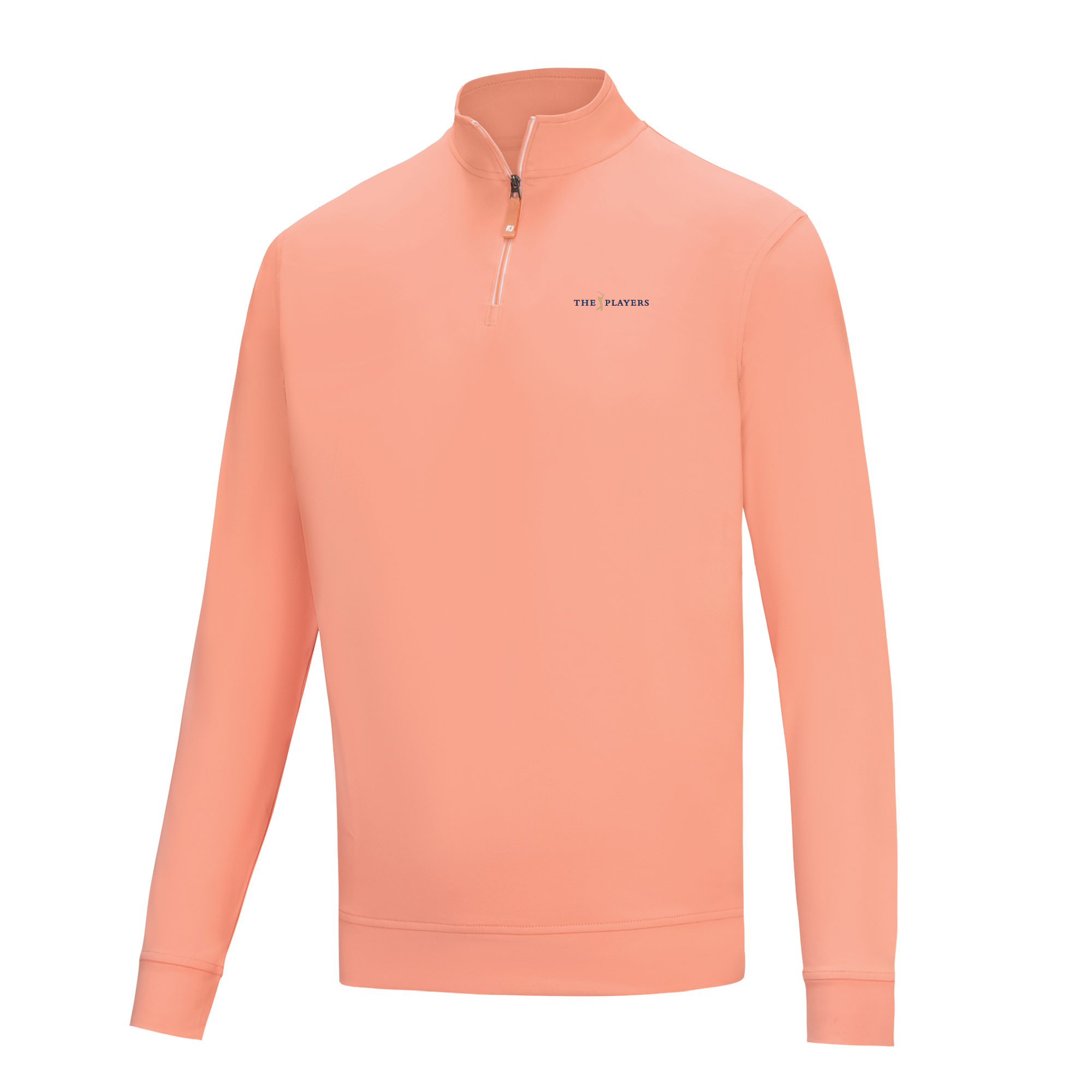 Men's FootJoy  Orange THE PLAYERS Approach Quarter-Zip Pullover