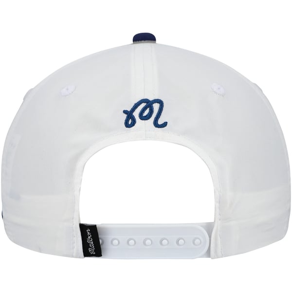 Malbon Golf Cap Sun Hat Casual Breathable Baseball Cap White Malbon Yacht Club Snapback Hat-White – Outer Banks Golf Club main image 4