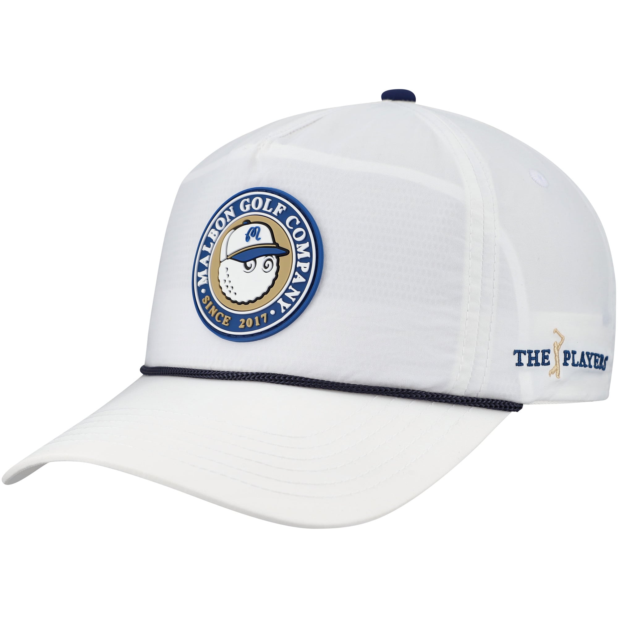 Malbon Golf Hats Outdoor Casual Sports Sun Caps White M-9588-WHT.jpg?v=1767815153&  main image 2