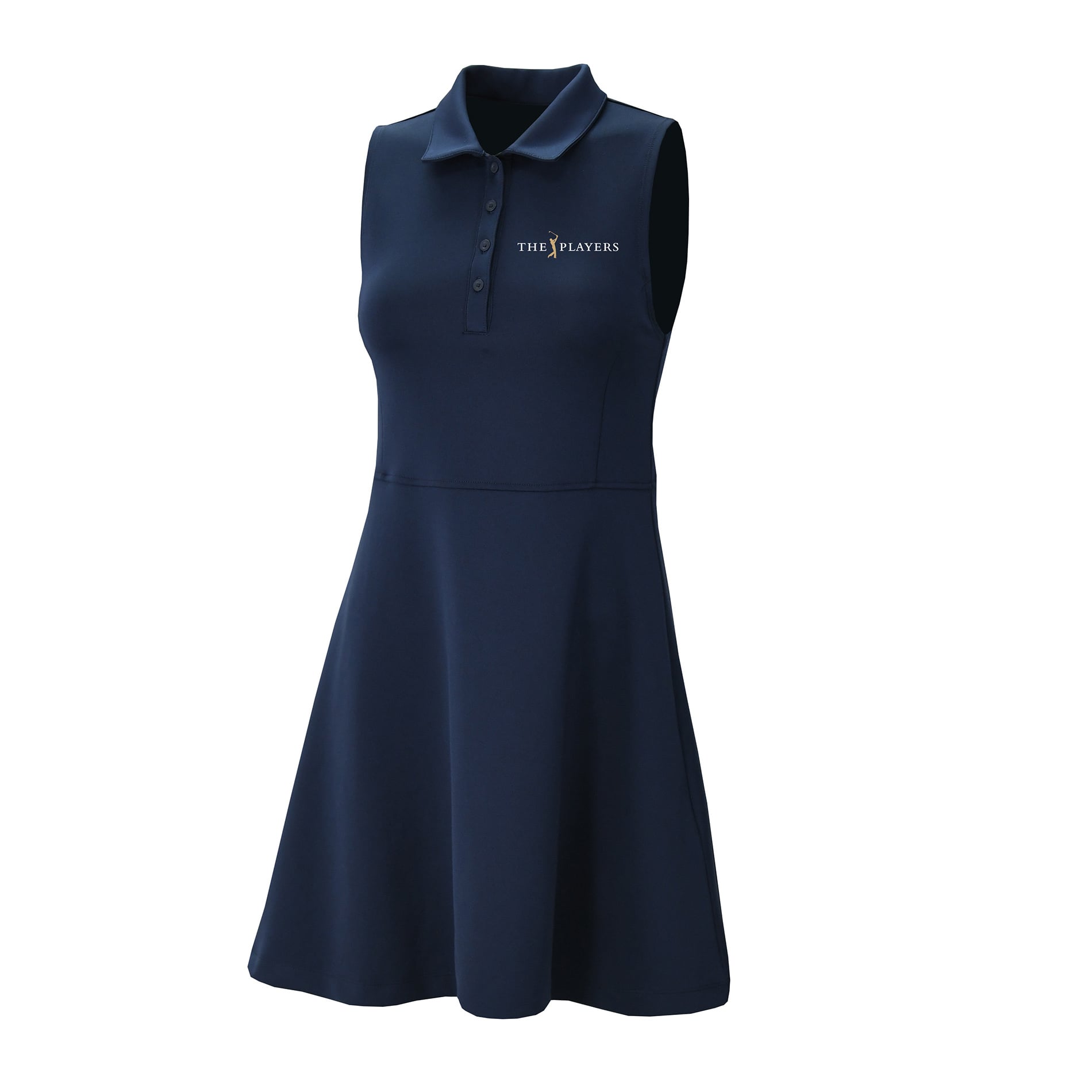 columbia blue dresses Women's Navy THE PLAYERS Sleeveless Polo Match Dress Size: Large tight weave construction Boho Wedding Dress Designers Women's White Dresses | Bottom Size:30x30