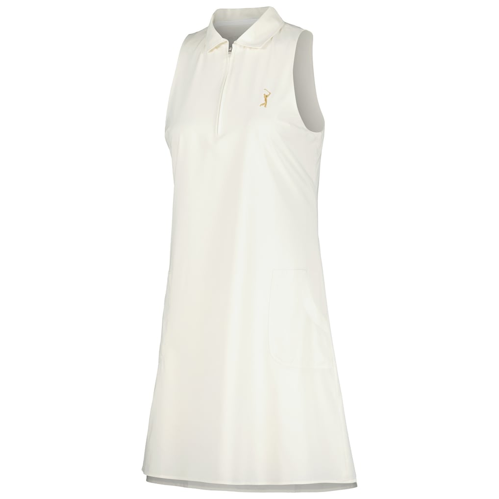 cream tennis dress Women's Peter Millar 2024 THE PLAYERS Carner Quarter-Zip Sport andrea-&-leo Size:8Y and elastane Wedding Dresses for Petite Gown