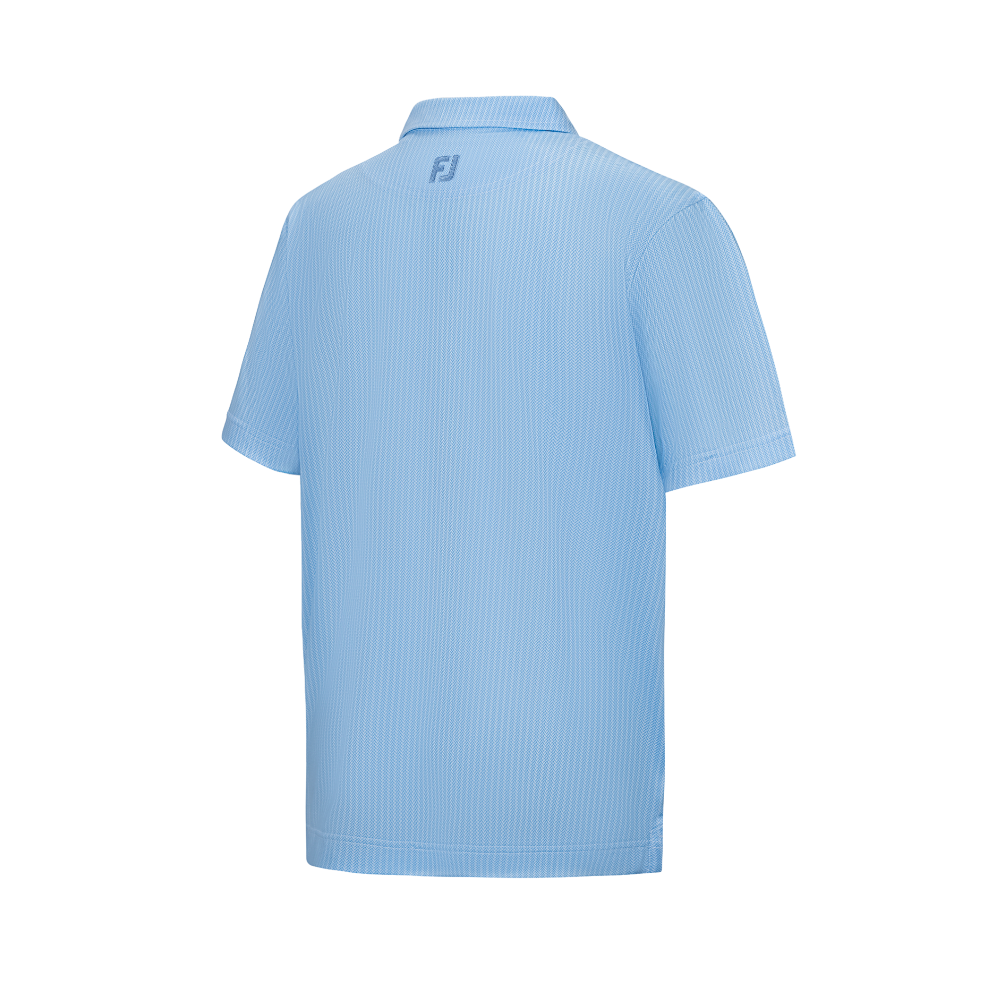 Youth FootJoy  Light Blue THE PLAYERS Tee Time Print Lisle Polo