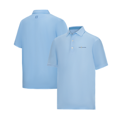 Polo FootJoy Youth Tee Time Print Lisle - Bleu clair