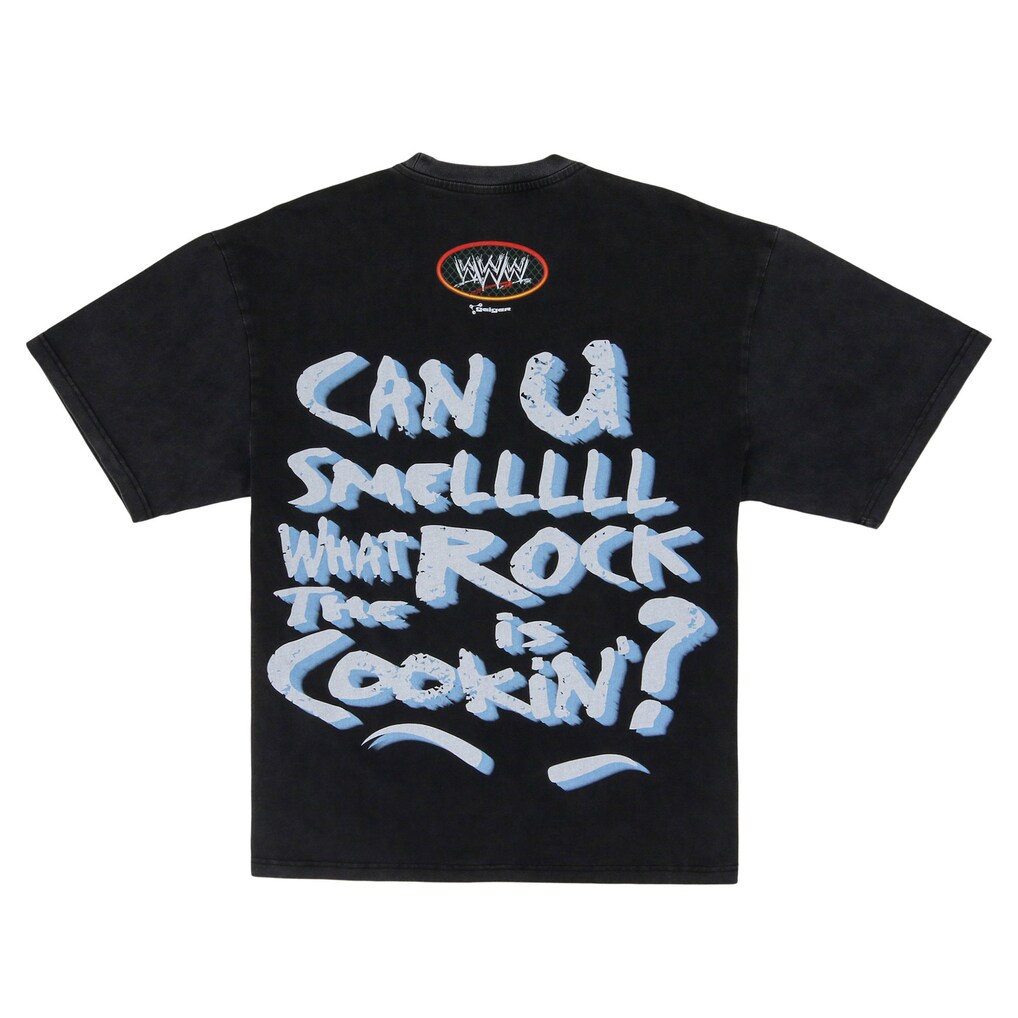 The Rock WWE x John Geiger  Brahma Bulls T-Shirt – Black