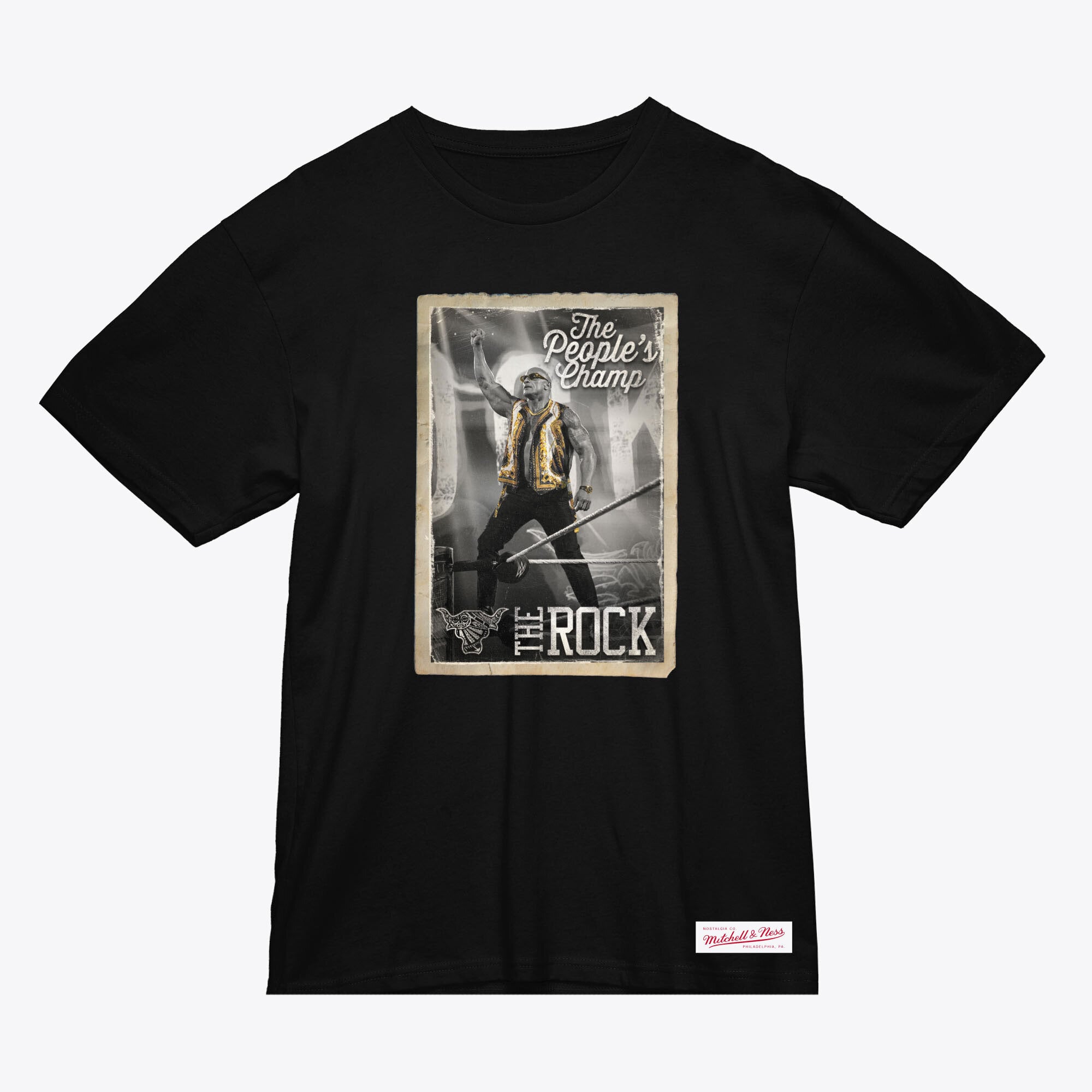 The Rock Black WrestleMania XL Photo T-Shirt