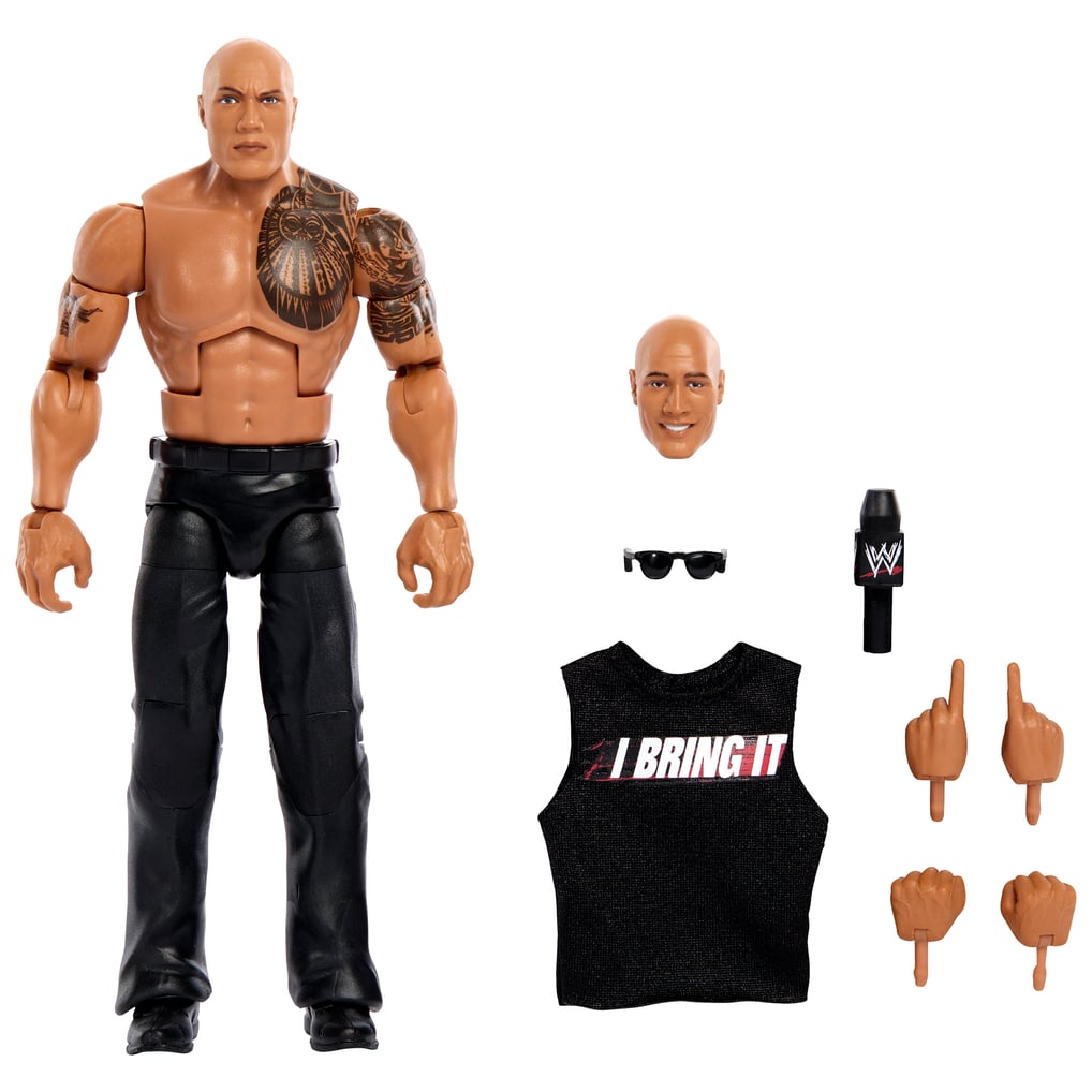 The Rock WWE Mattel Elite Collection Greatest Hits #5 Action Figure ...