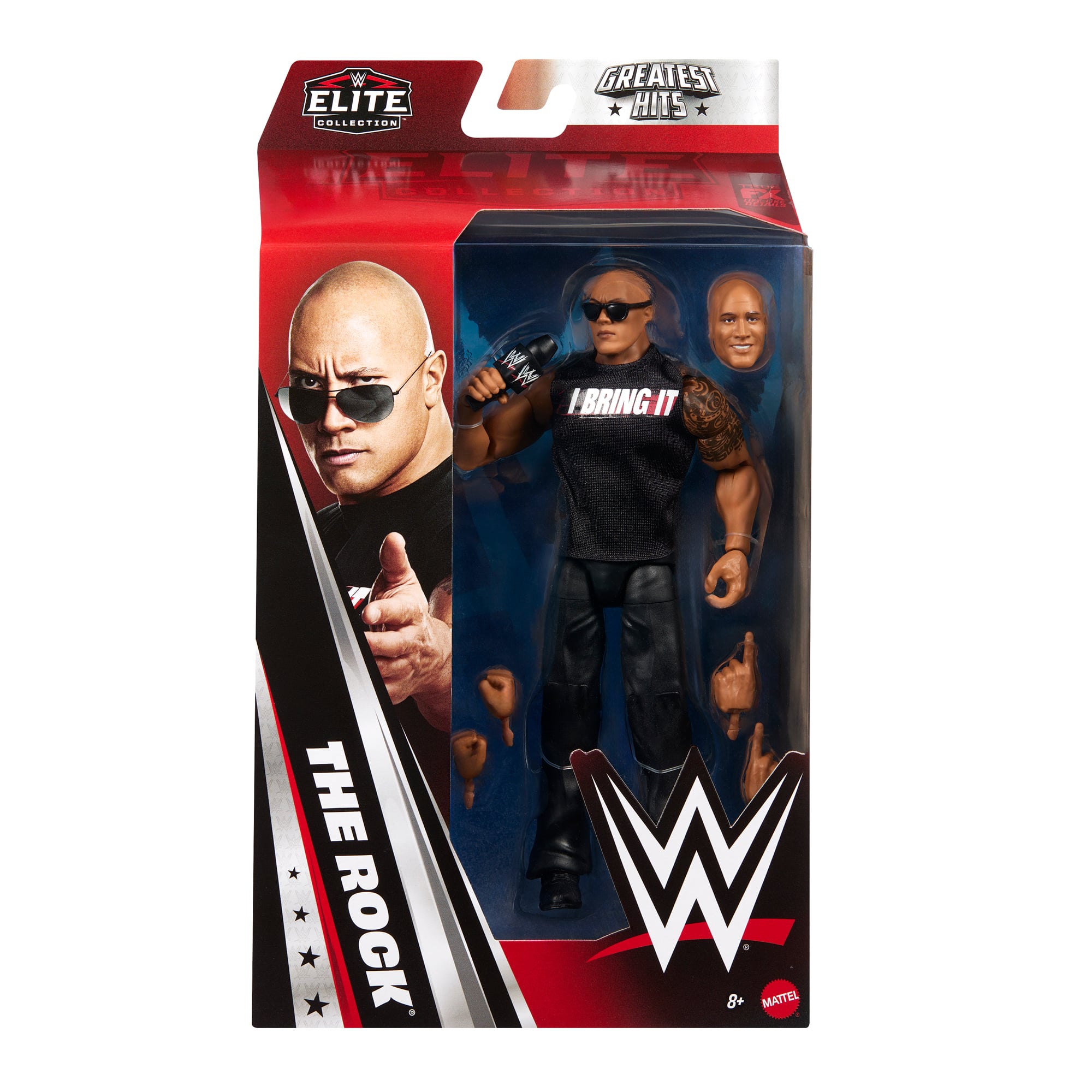 The Rock WWE Mattel Elite Collection Greatest Hits #5 Action Figure ...