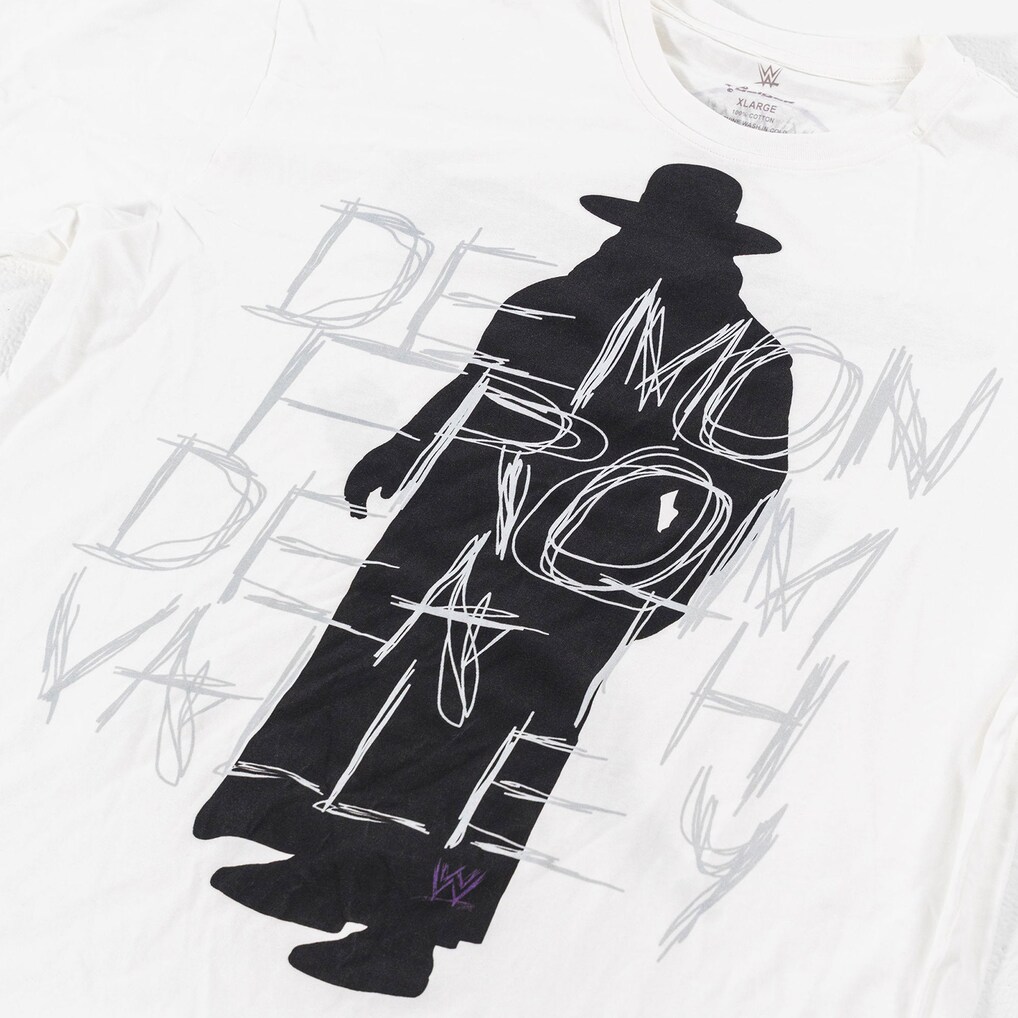 The Undertaker WWE x John Geiger  Demon From Death Valley T-Shirt – White