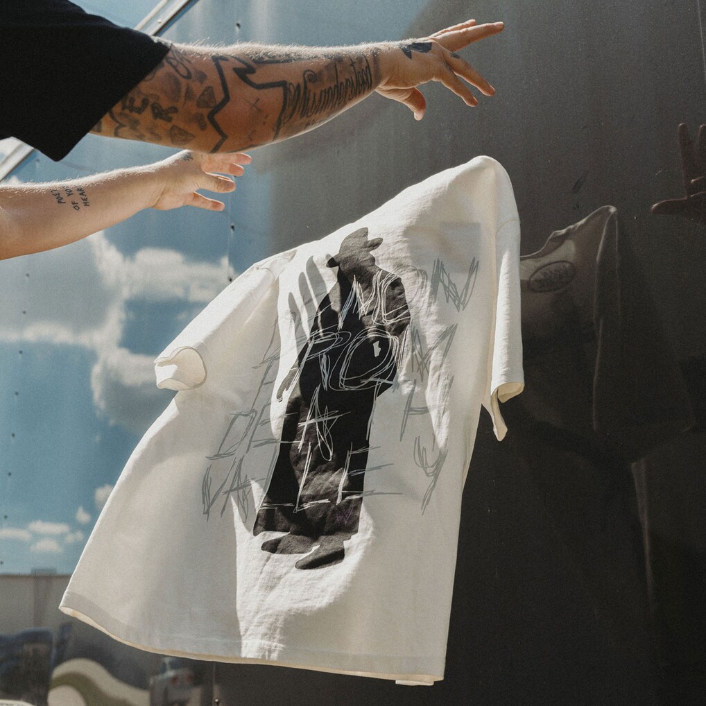 The Undertaker WWE x John Geiger  Demon From Death Valley T-Shirt – White