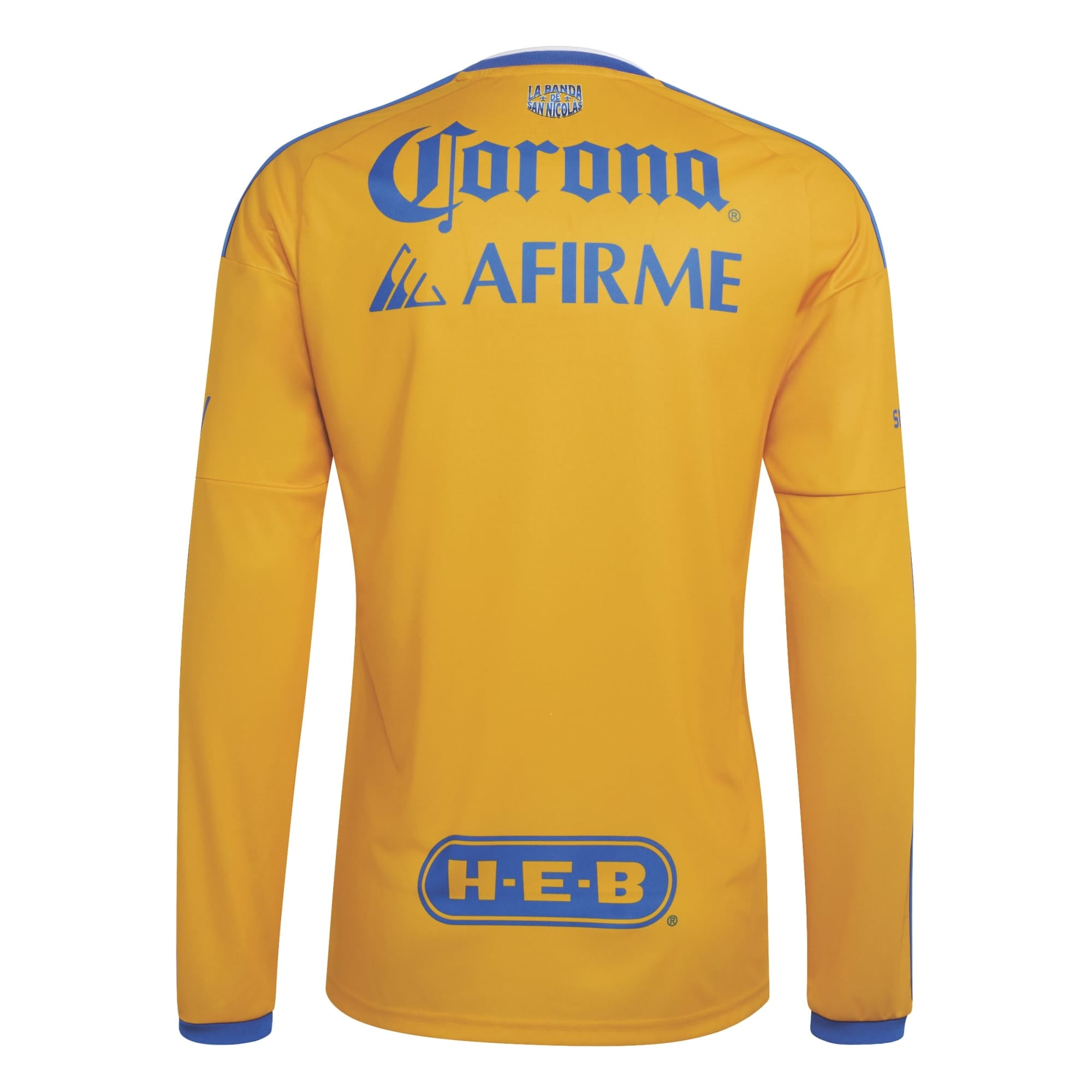 Men's adidas Navy Tigres UANL 2026/27 Away Replica Long Sleeve Jersey