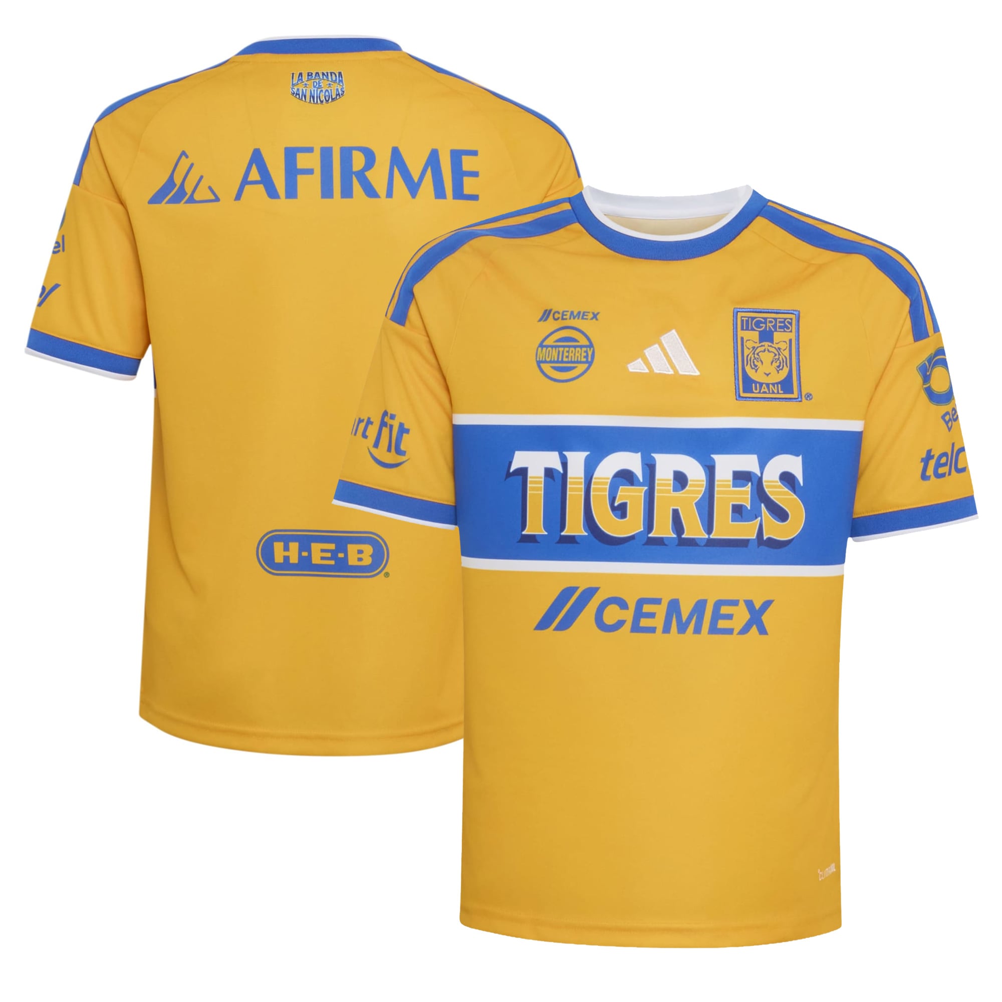 Youth adidas Navy Tigres UANL 2026/27 Away Replica Jersey