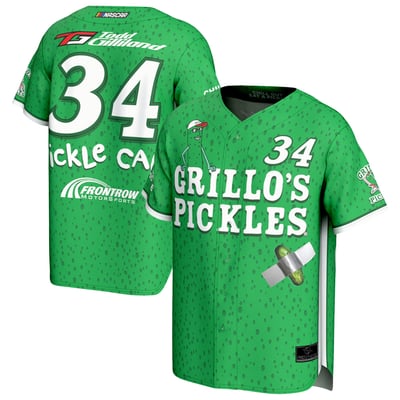  Todd Gilliland ProSphere Unisex Grillo's Pickles Baseball Jersey - Green