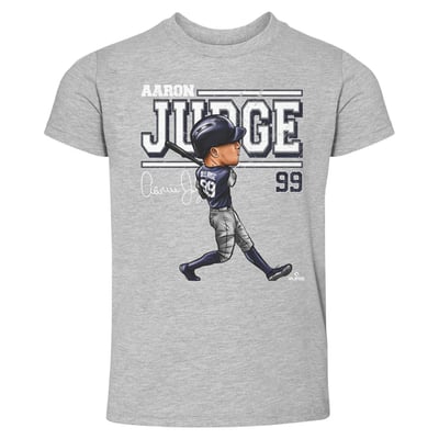 Aaron Judge 500 Level Toddler Cartoon T-Shirt - Heather Gray