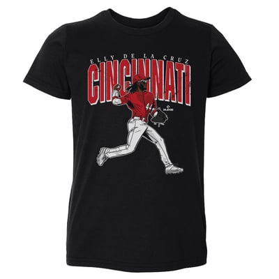 Elly De La Cruz 500 Level Toddler Big Time T-Shirt - Black