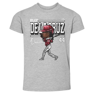 Elly De La Cruz 500 Level Toddler Cartoon T-Shirt - Heather Gray
