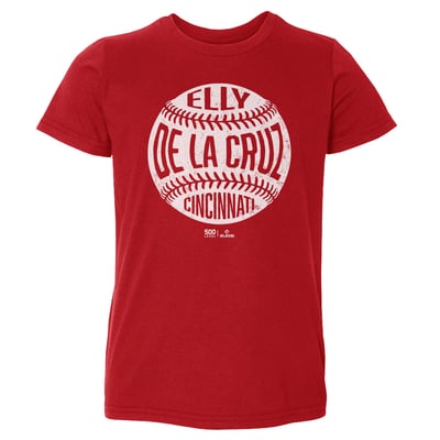 Elly De La Cruz 500 Level Toddler Vintage Baseball T-Shirt - Red