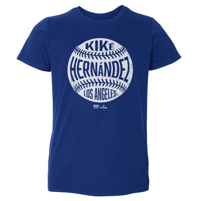 Enrique Hernández 500 Level Toddler Vintage Baseball T-Shirt - Royal