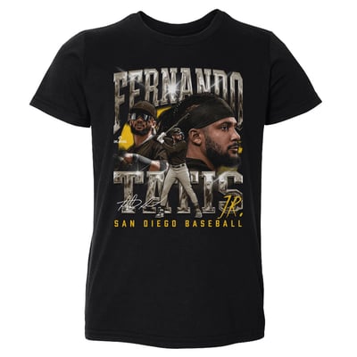 Fernando Tatis Jr. 500 Level Toddler Vintage T-Shirt - Black
