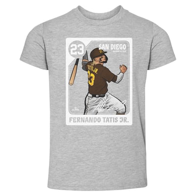 Fernando Tatis Jr. 500 Level Toddler Card T-Shirt - Heather Gray
