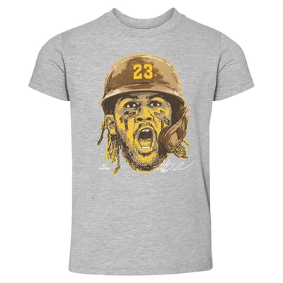 Fernando Tatis Jr. 500 Level Toddler Scream T-Shirt - Heather Gray