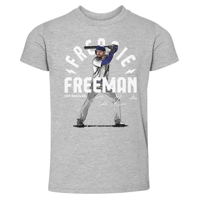 Freddie Freeman 500 Level Toddler Arc T-Shirt - Heather Gray