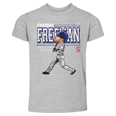 Freddie Freeman 500 Level Toddler Cartoon T-Shirt - Heather Gray