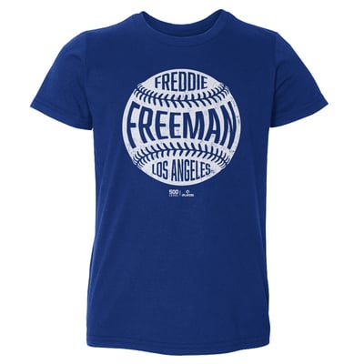 Freddie Freeman 500 Level Toddler Vintage Baseball T-Shirt - Royal