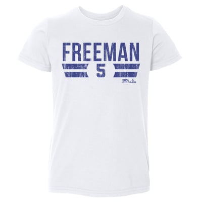 Freddie Freeman 500 Level Toddler Font T-Shirt - White