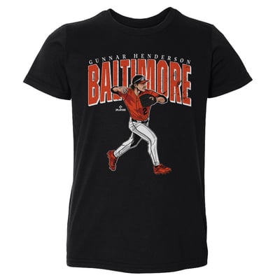Gunnar Henderson 500 Level Toddler Big Time T-Shirt - Black