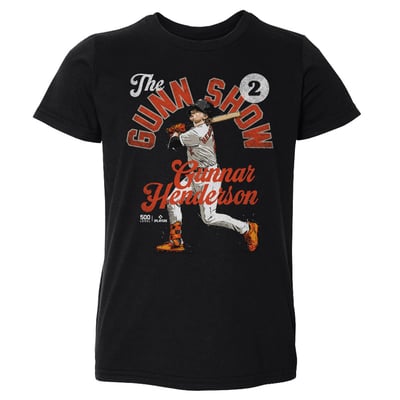Gunnar Henderson 500 Level Toddler The Gunn Show Arc T-Shirt - Black