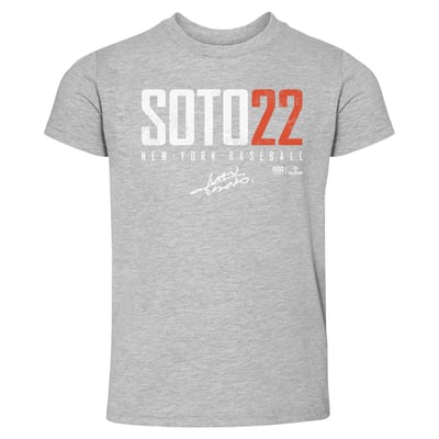 Juan Soto 500 Level Toddler Elite T-Shirt - Heather Gray