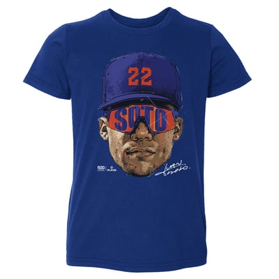 Juan Soto 500 Level Toddler Sunglasses T-Shirt - Royal