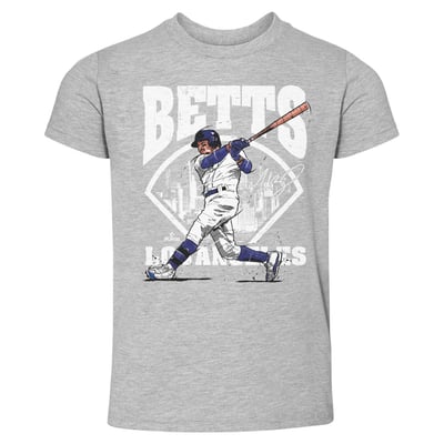 Mookie Betts 500 Level Toddler Field T-Shirt - Heather Gray